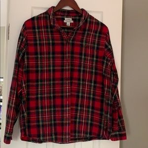 LL Bean flannel shirt